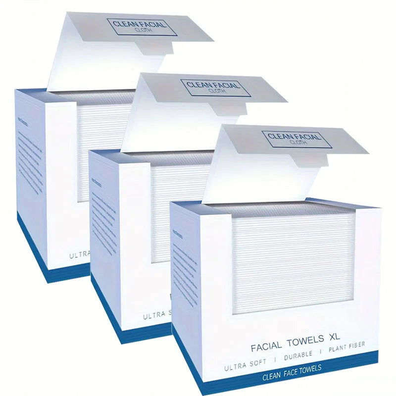 Thickened Disposable Face Towels – 40 Wipes per Box