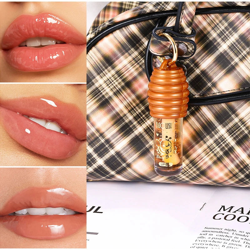 Honey Lip Balm - Longlasting Moisturizing With Transparent Pearlescent