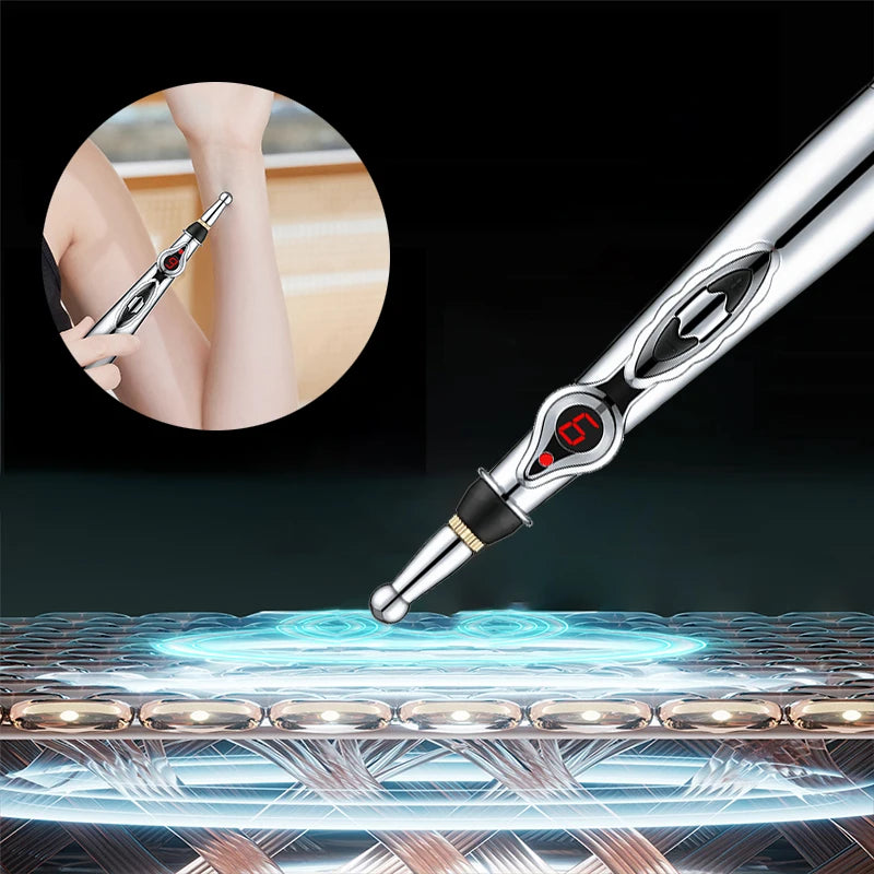 Electronic Acupuncture Point Massage Pen – Pain Relief & Meridian Therapy