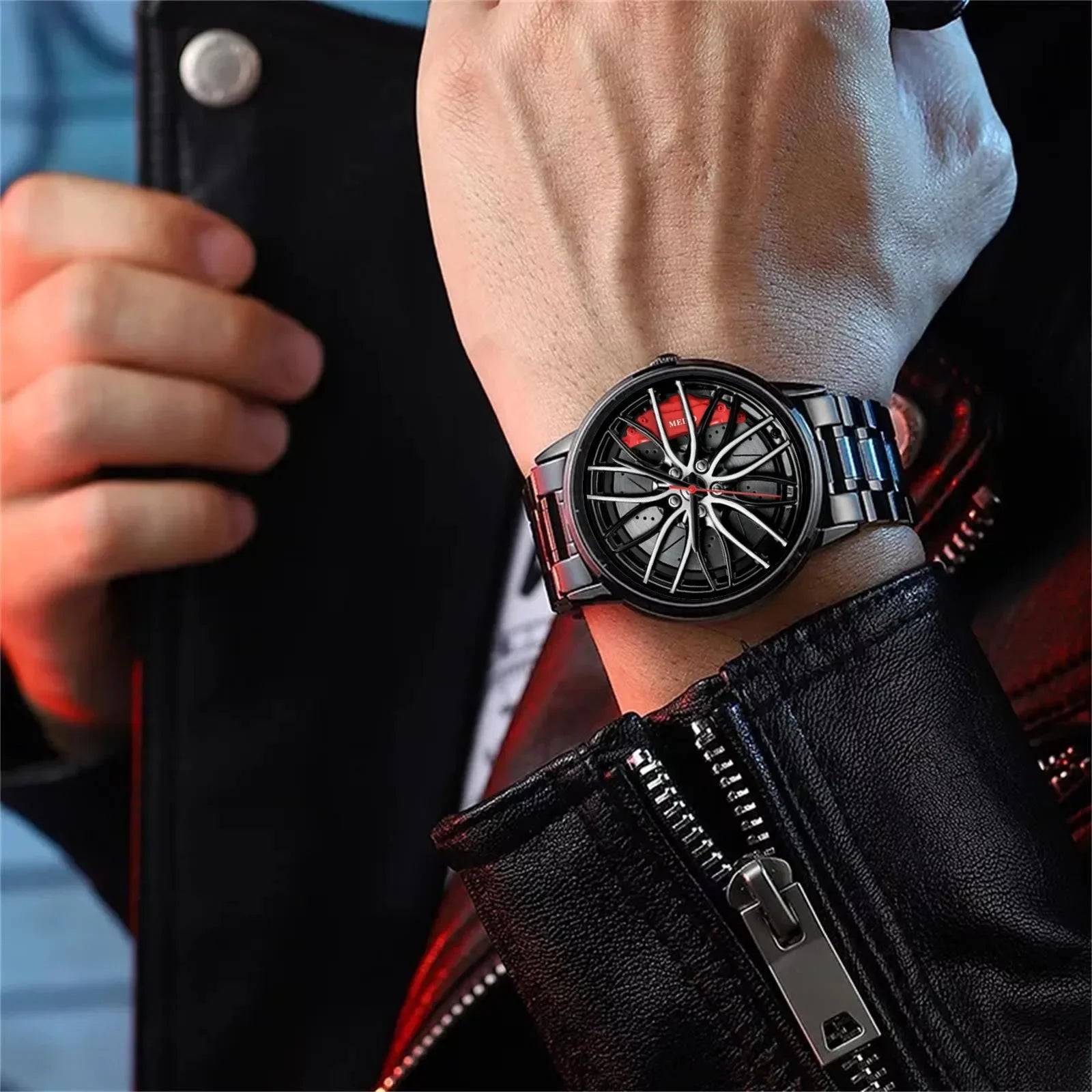 Waterproof Stainless-Steel Quartz Wristwatch for Men