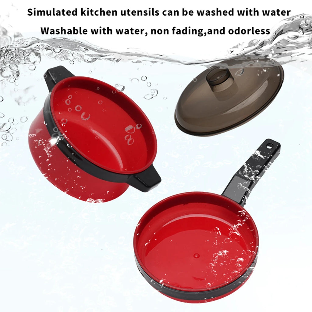 Children's Educational Play Kitchen Set – Pretend Play Cookware Toy