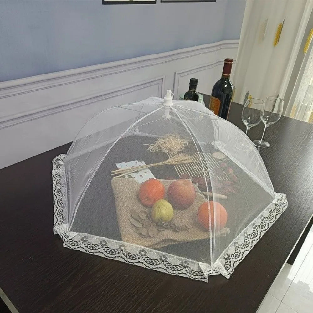 Folding Mesh Food Cover – Reusable Pop-Up Tent