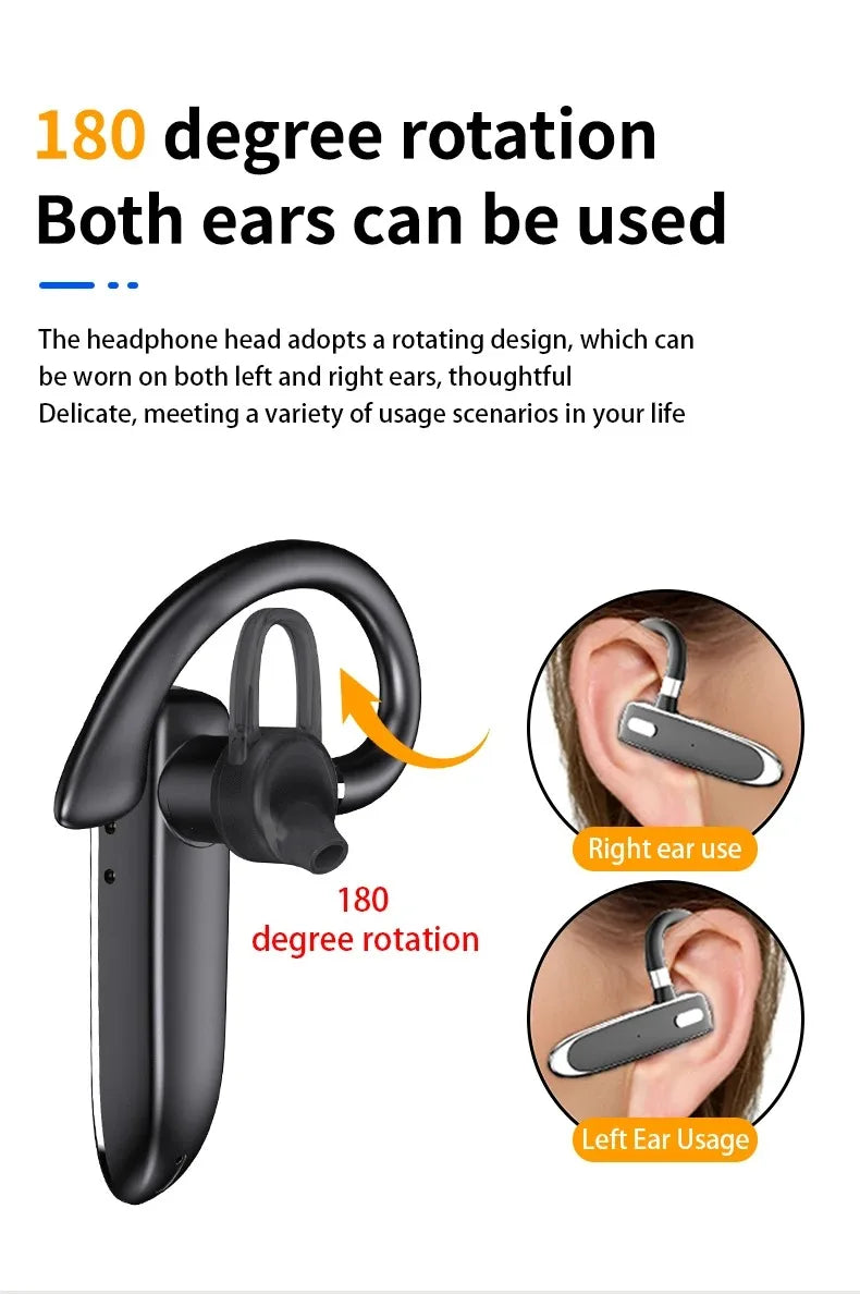 Wireless Bluetooth Earphones with ENC Noise-Cancelling Microphone
