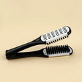 Pro Double Brush Nylon Hair Straightener