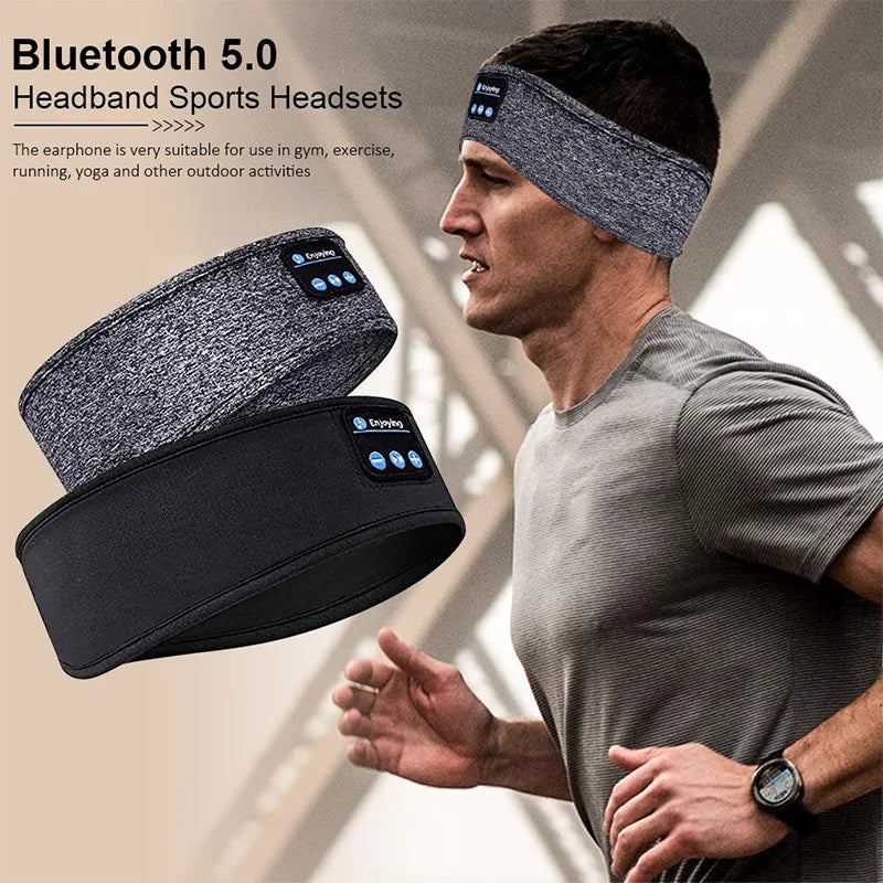Wireless Bluetooth Sports & Sleep Headband with Built-in Speakers