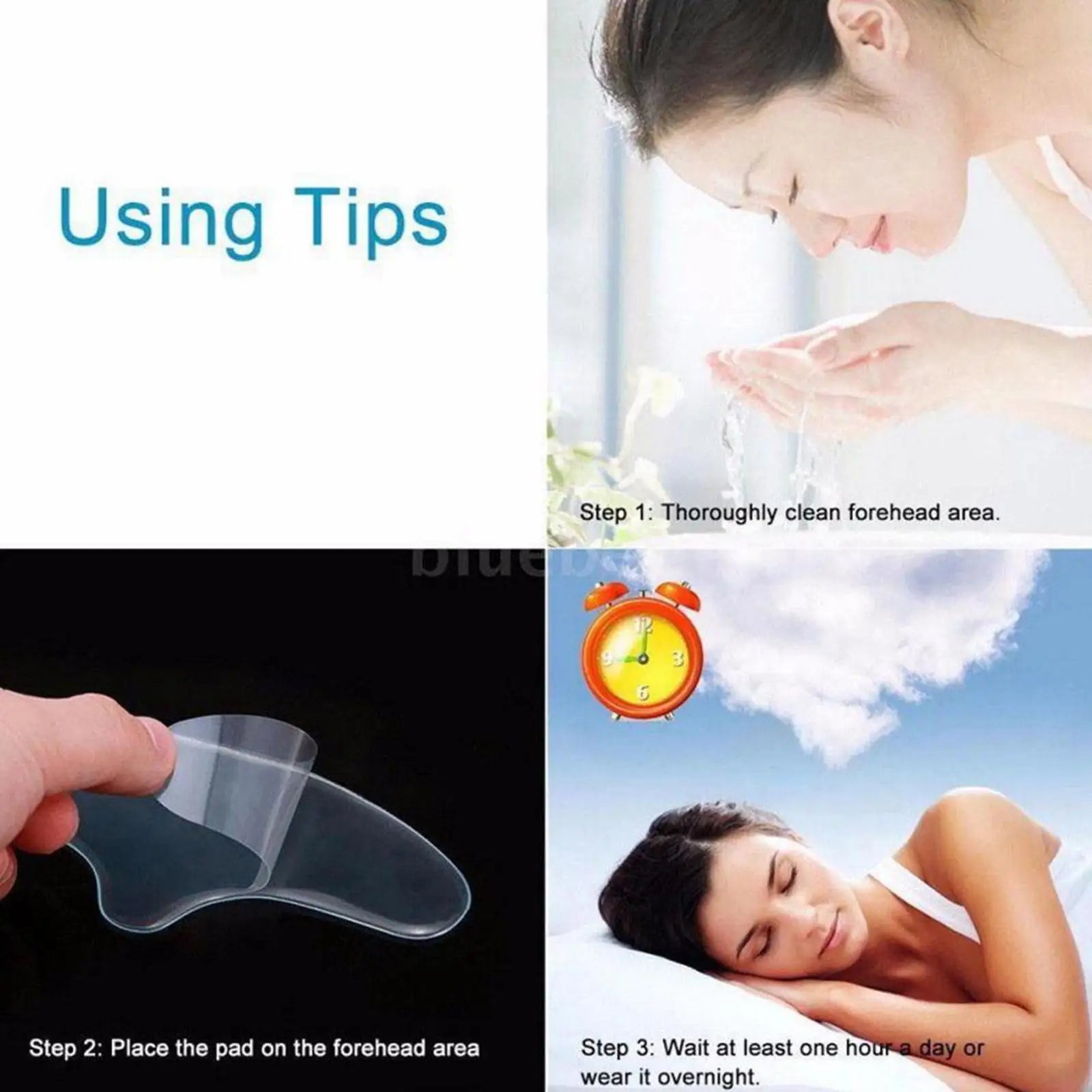 Anti-Wrinkle Forehead & Eye Patches - Overnight Smoothing Patch