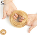 Human Hair Donut Chignon Bun Scrunchie – Updo Style, Natural Look