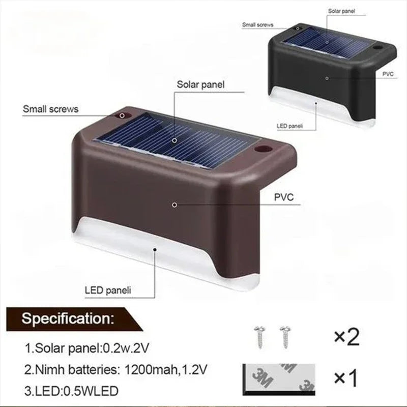 Waterproof Outdoor Solar LED Lights (Pack of 1–12)