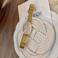Women's Quartz Watch with Gold Bracelet