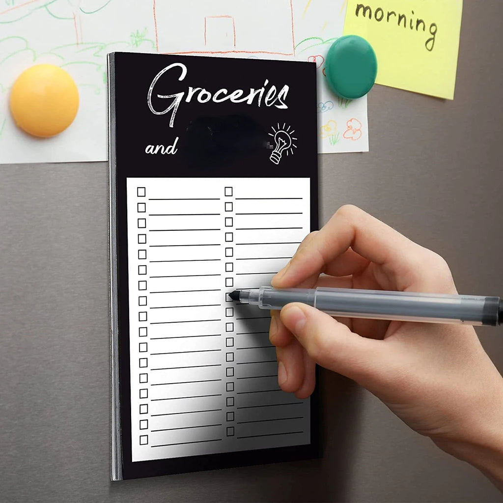 50-Sheet Magnetic Notepad – Fridge To-Do List Pad