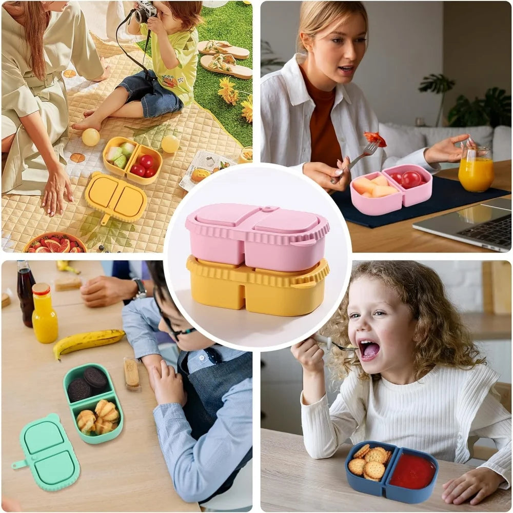 Silicone Snack Containers with Lids