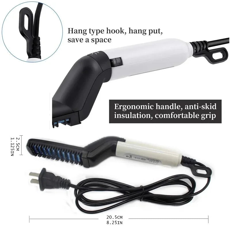 Electric Heat Brush - Beard & Hair Straightener