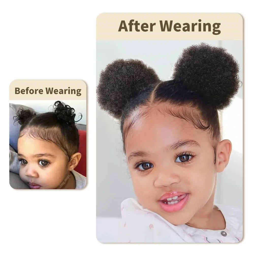 Curly Remy Afro Puff Drawstring Ponytail Extension – Natural Hair