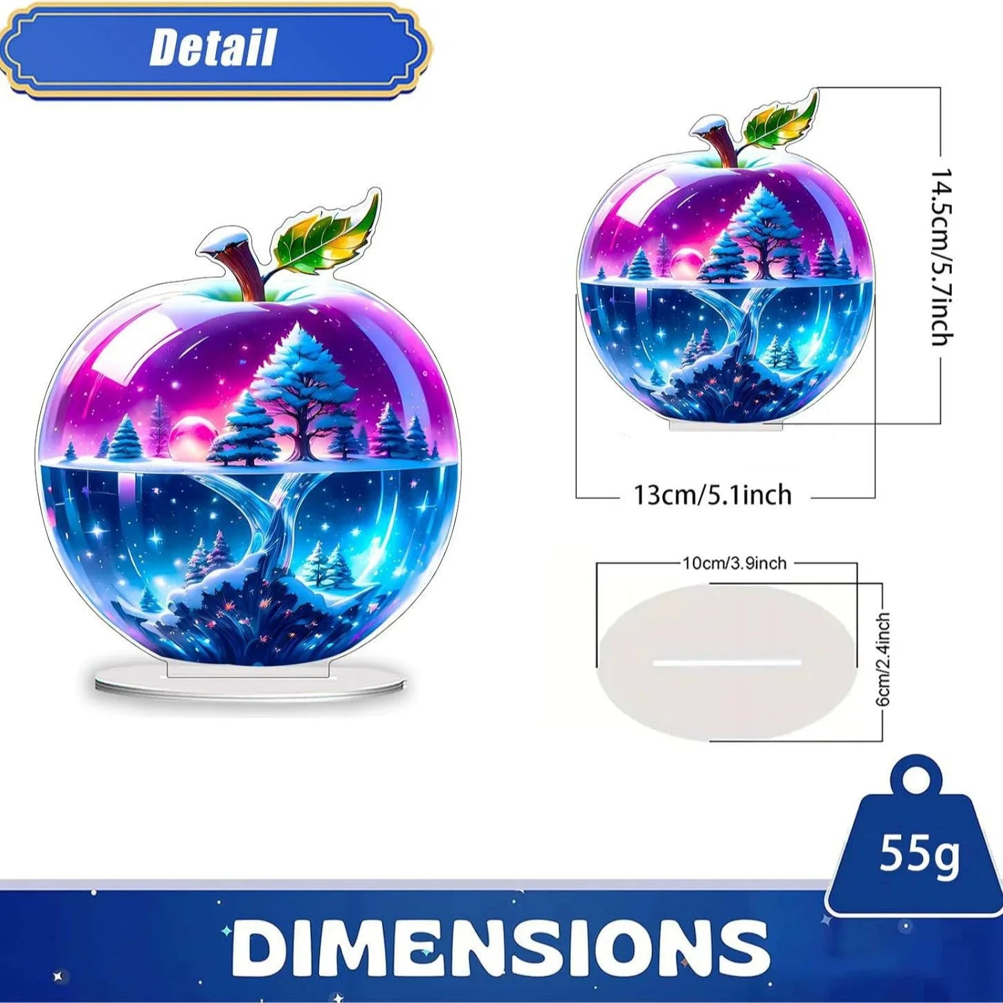 Clear Crystal Figurine Paperweight