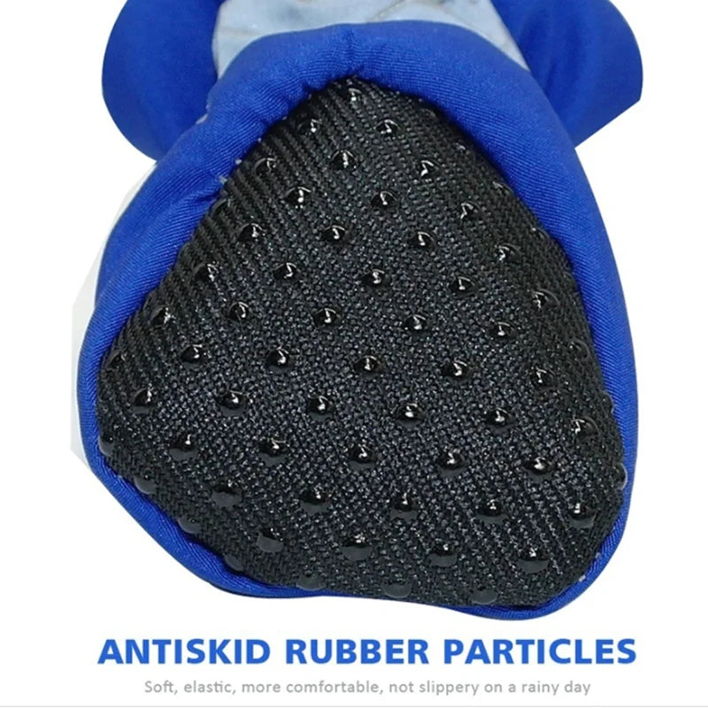 Waterproof Anti-Slip Dog Rain Boots (4 pcs)