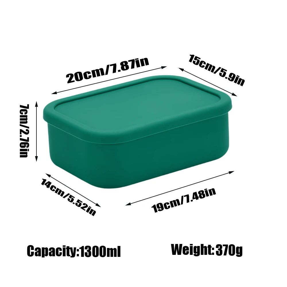 Silicone Food Storage Containers - Airtight, Microwave, Dishwasher, Freezer