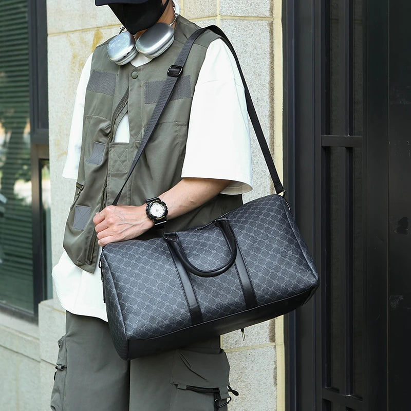 Classic Full-Print Hard Shell Travel Luggage