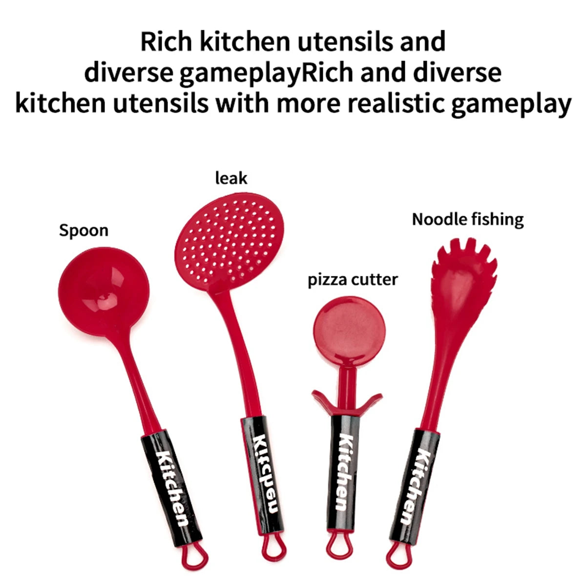 Children's Educational Play Kitchen Set – Pretend Play Cookware Toy