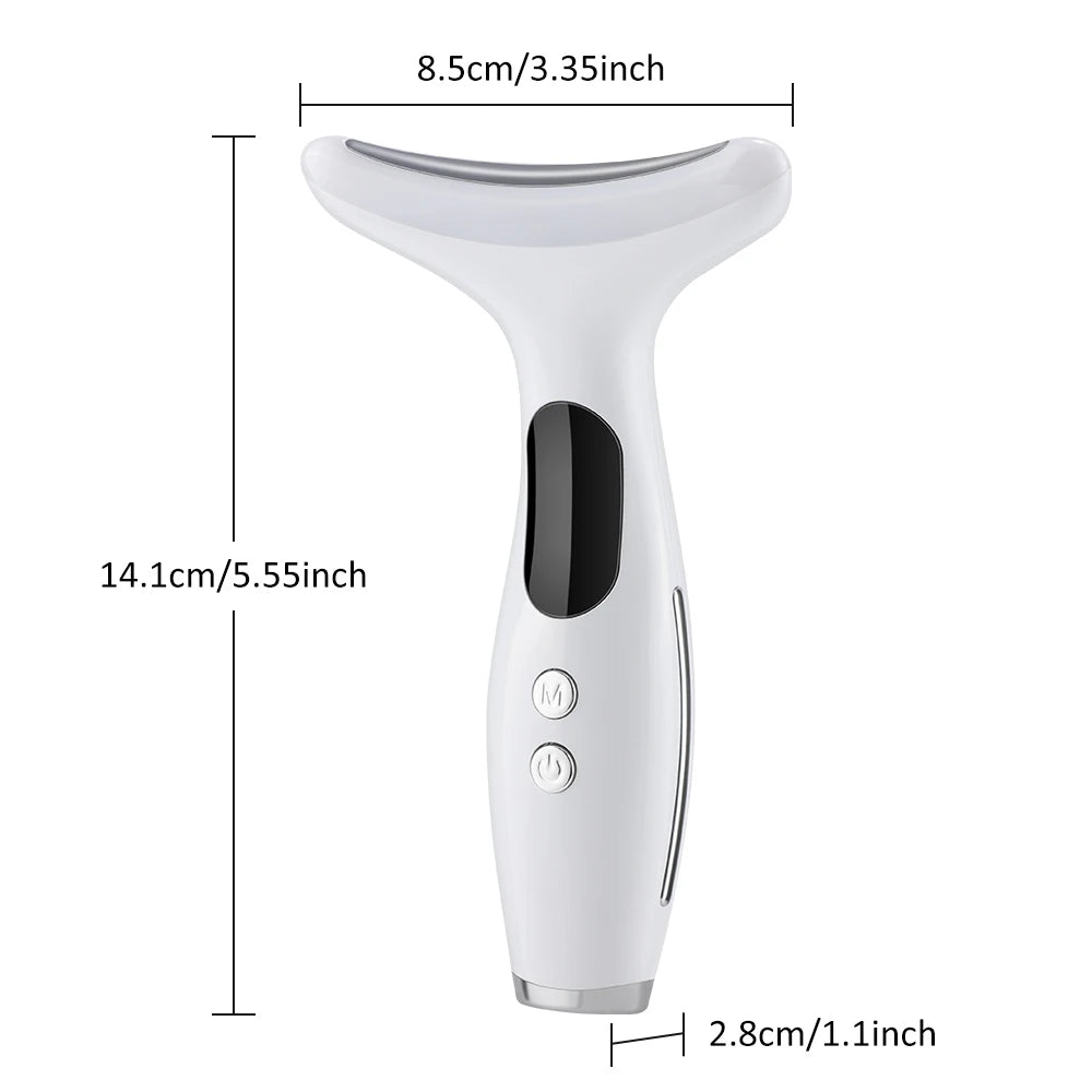 Microcurrent Neck Beauty Device - 3 Massage Modes for Skin Tightening