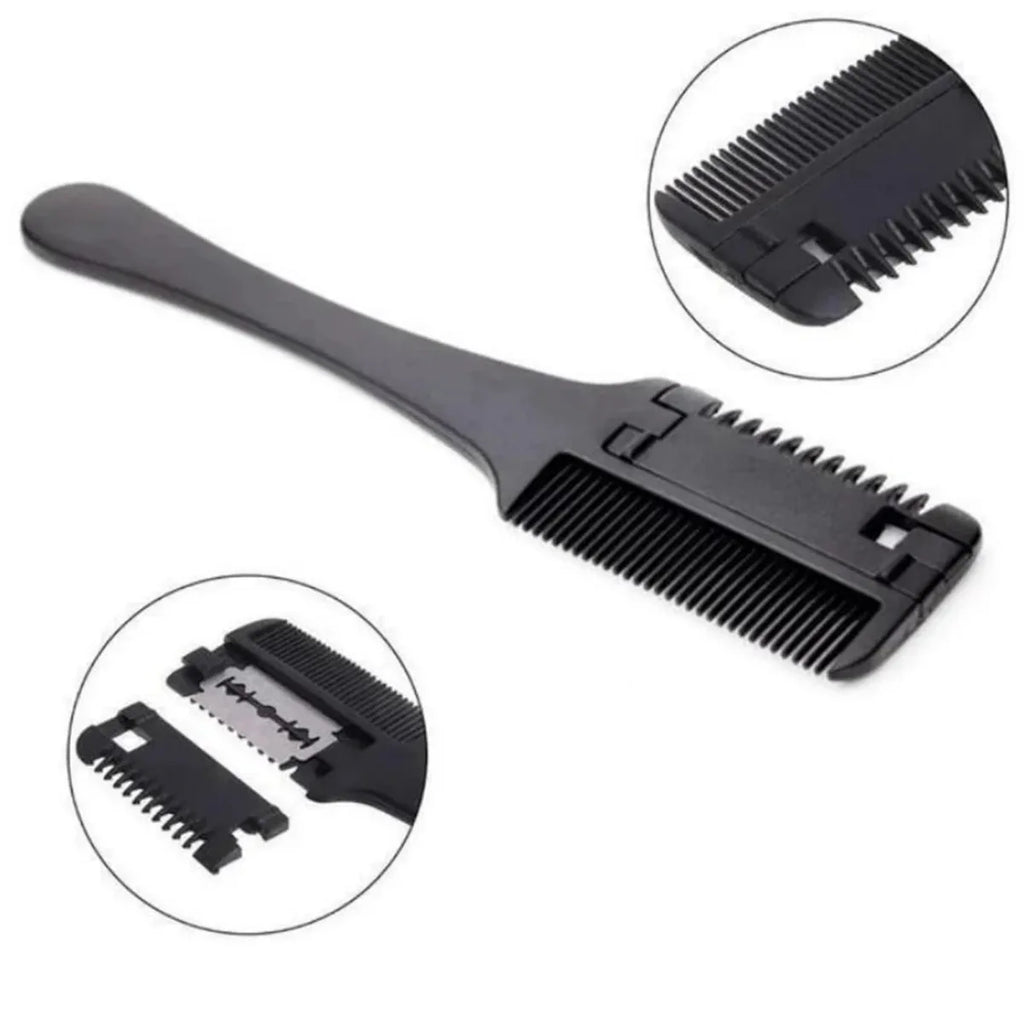 Razor Blade Hair Cutting Comb