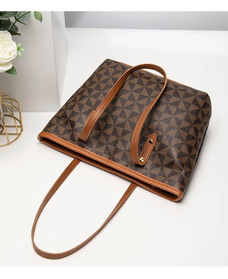 Embossed Floral Handbag