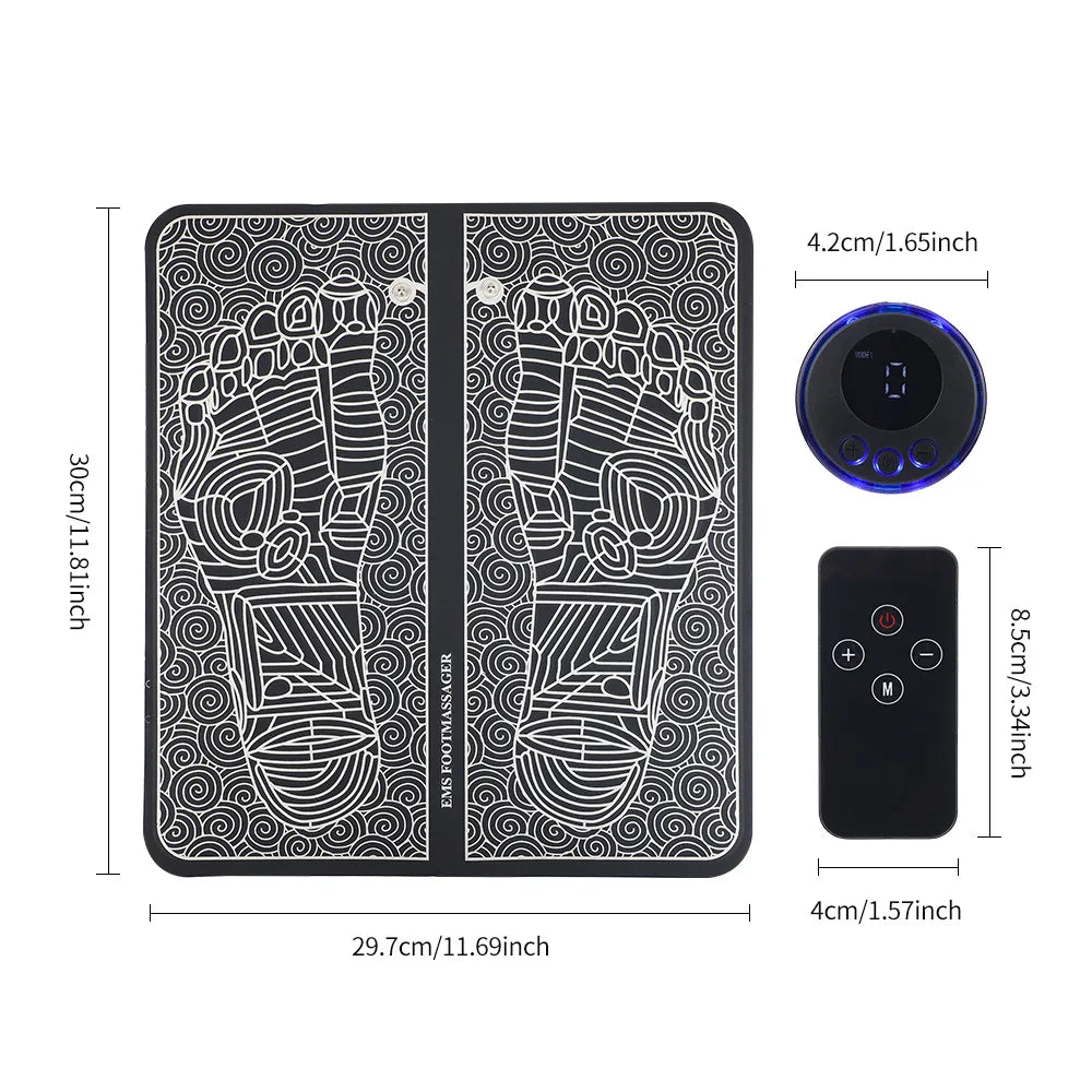 EMS Feet Acupoints - Massage Muscle Stimulation - Improve Blood Circulation