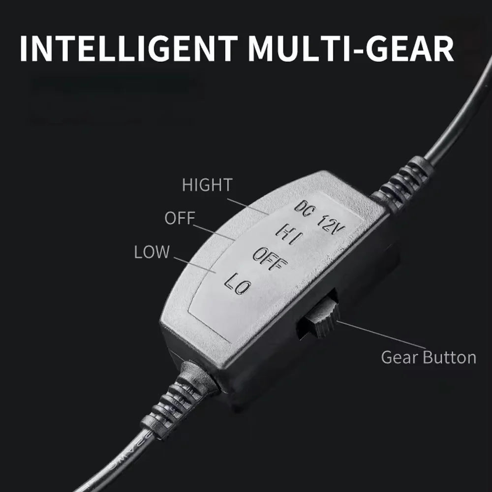 1/2pcs Winter Heated Car Seat Cover - 12V Heating
