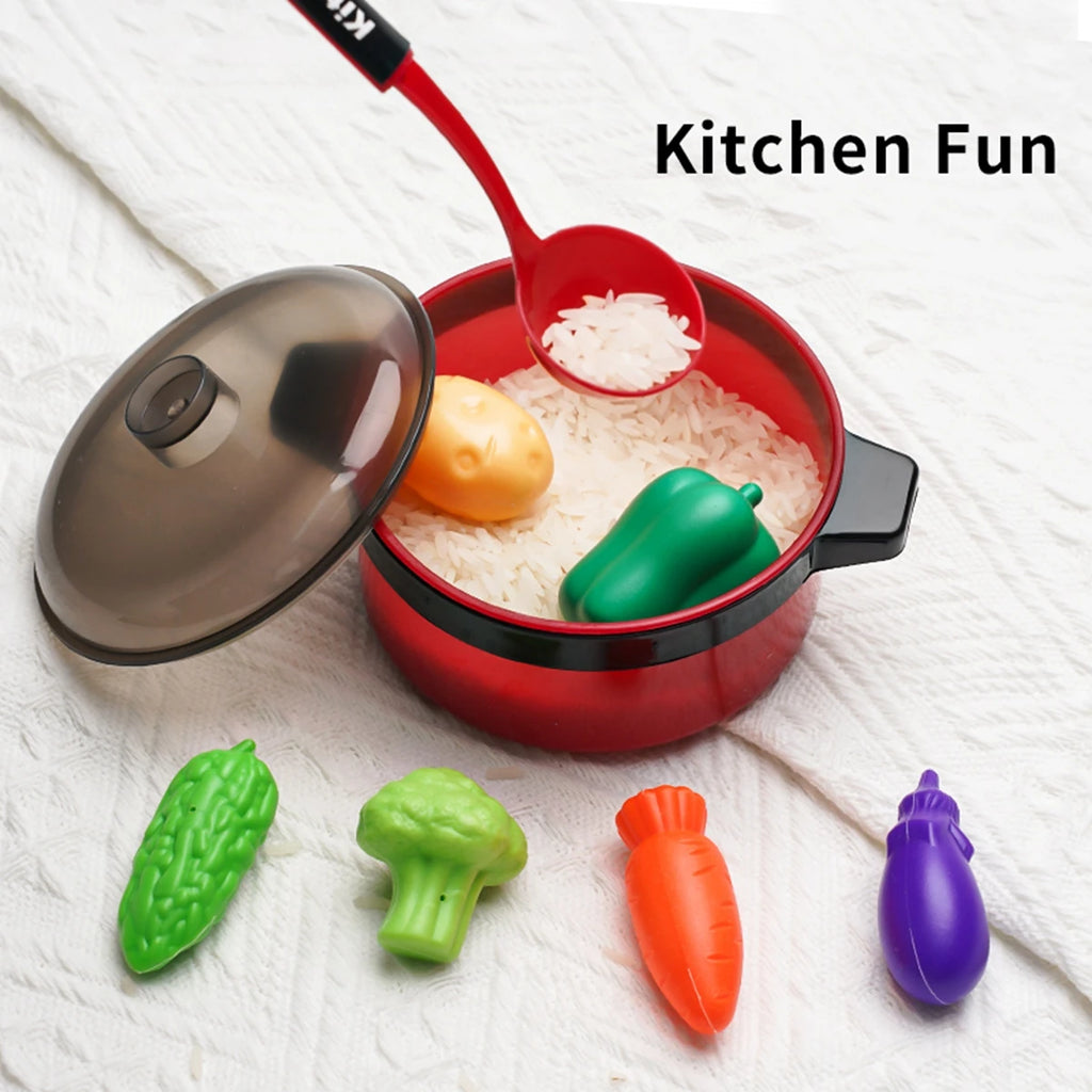 Children's Educational Play Kitchen Set – Pretend Play Cookware Toy