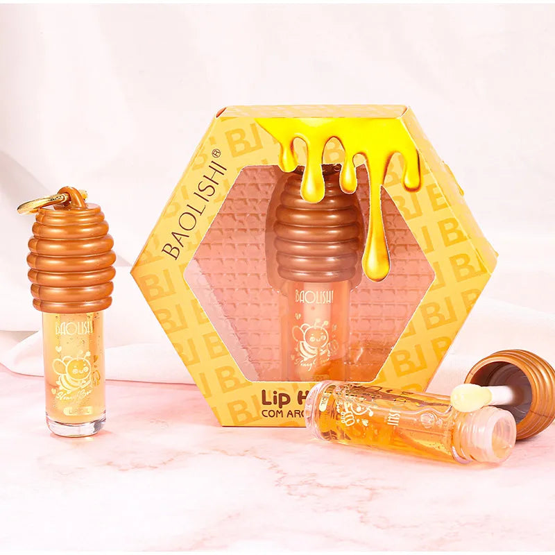 Honey Lip Balm - Longlasting Moisturizing With Transparent Pearlescent