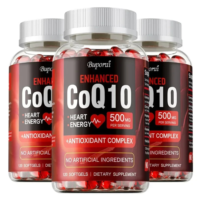 CoQ10 Supplement - Heart Health, Energy & Immune Support