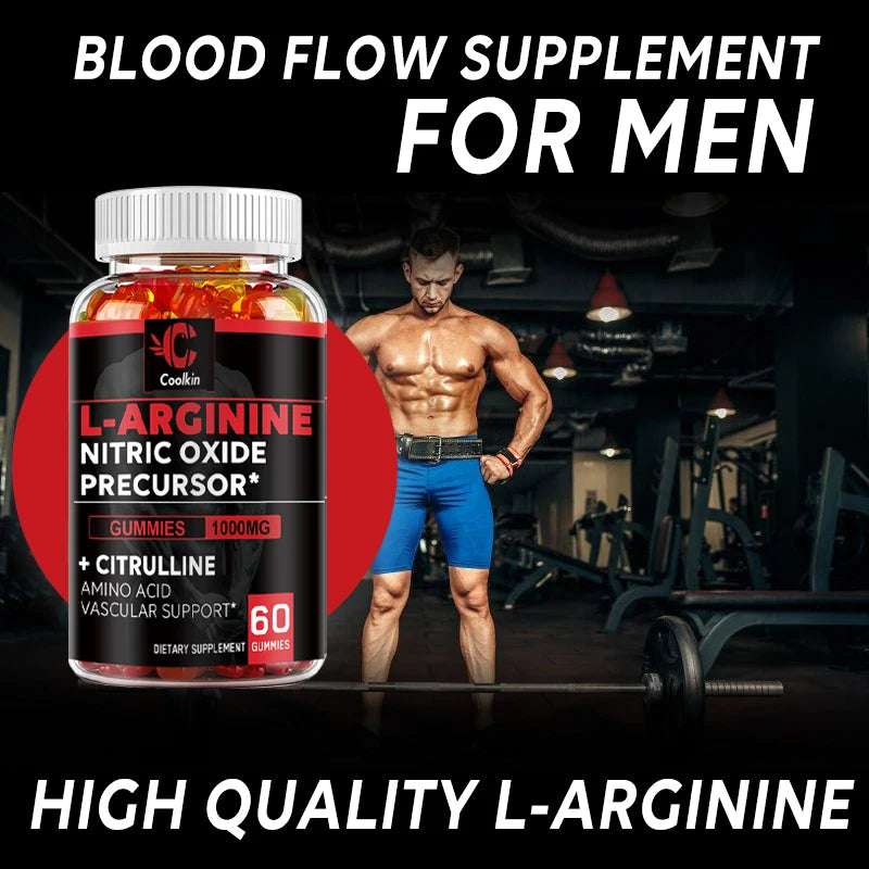 L-Arginine Supplement - Muscle Strength & Blood Flow Support