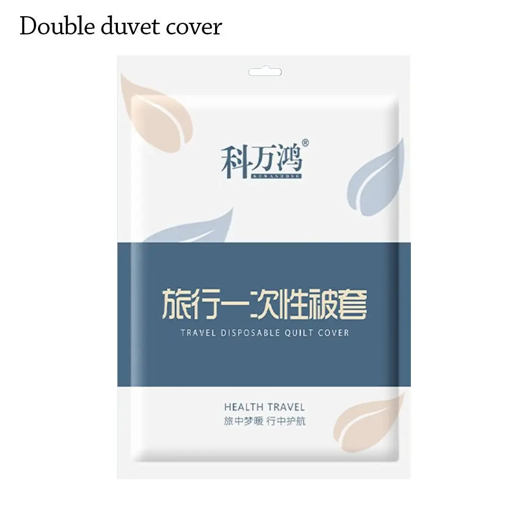 3/4-Piece Disposable Bed Set - Duvet Cover, Pillowcase and sheet