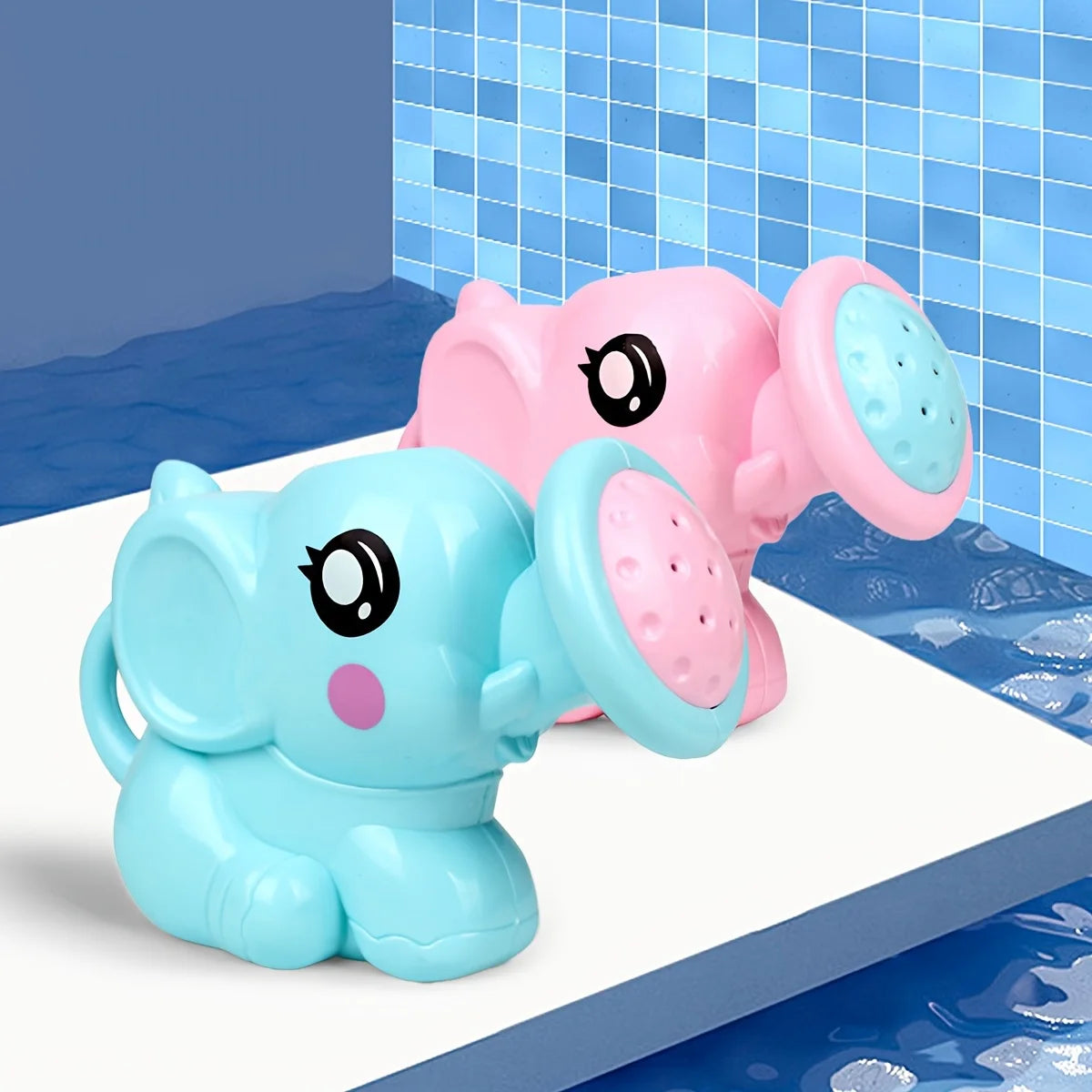 Kids Cartoon Elephant Bath Toy - Shower Kettle Watering Can