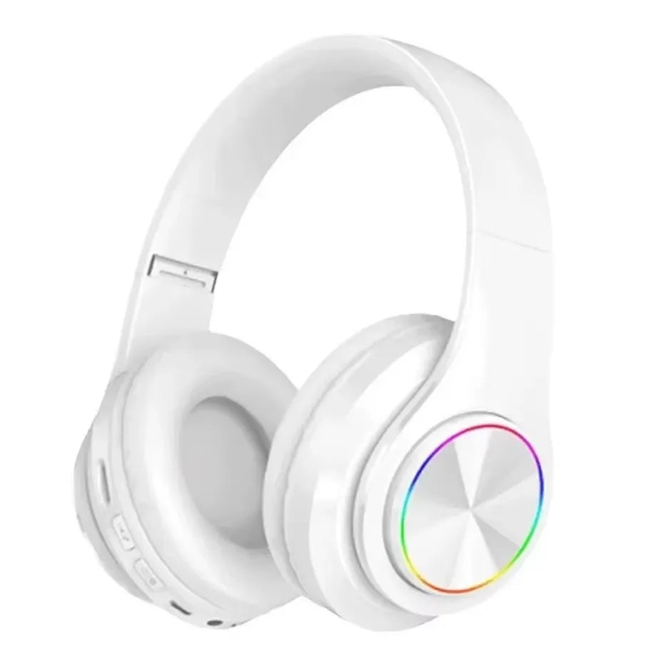 Wireless Bluetooth Gaming Headphones with Mic & RGB Lighting
