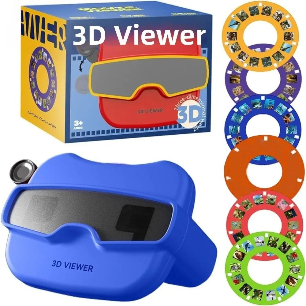6-Reel 3D Stereoscopic Viewer – Educational Kids Toy