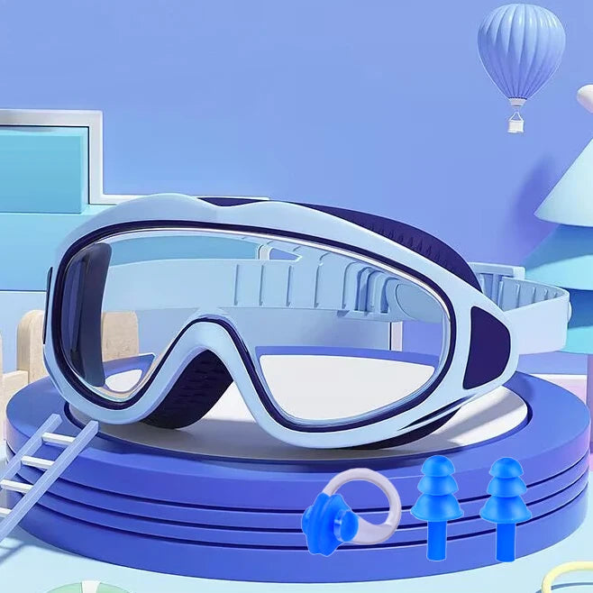 Kids Anti-Fog UV-Protection Swimming Goggles