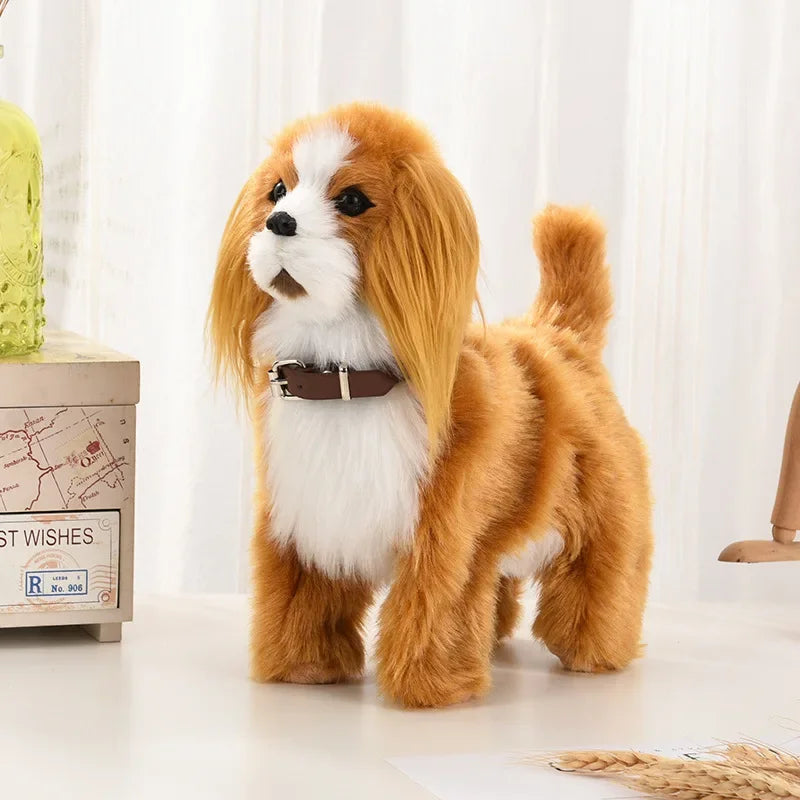 Interactive Simulation Electric Dog Toy with Voice Control & Music
