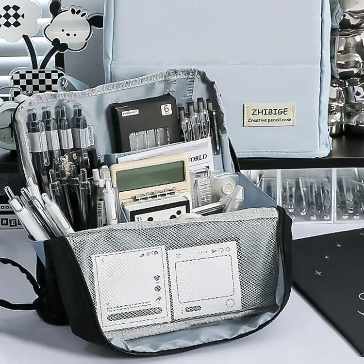Large Capacity Pencil Case & Stationery Storage Bag