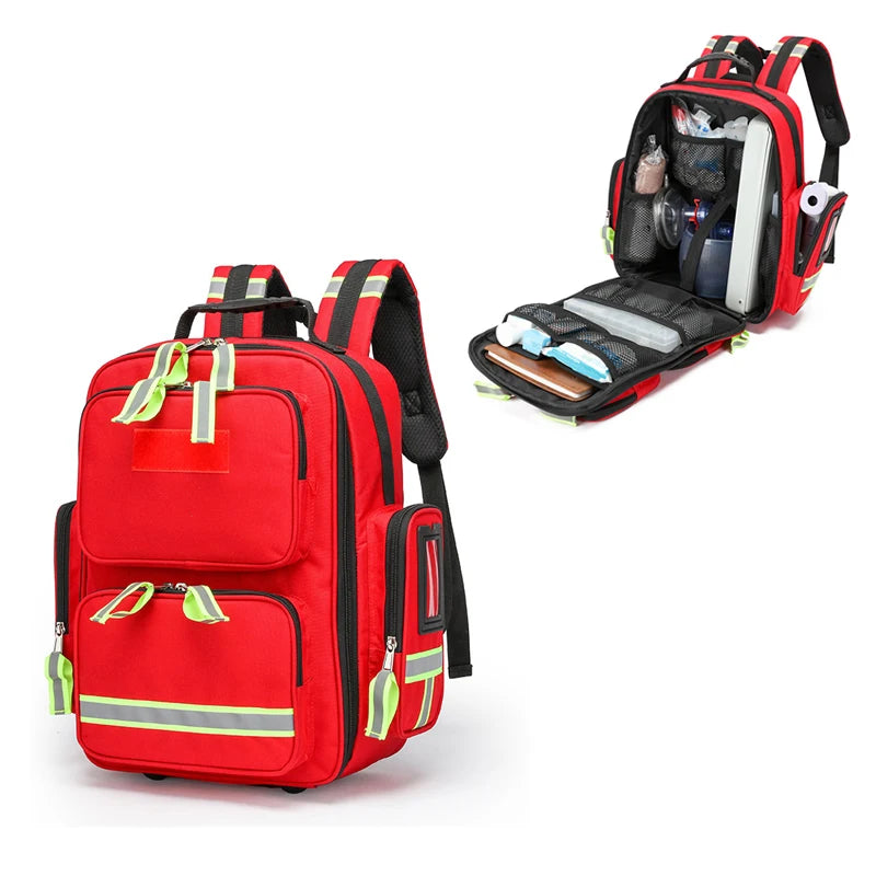 First Aid Backpack - Large Capacity Storage