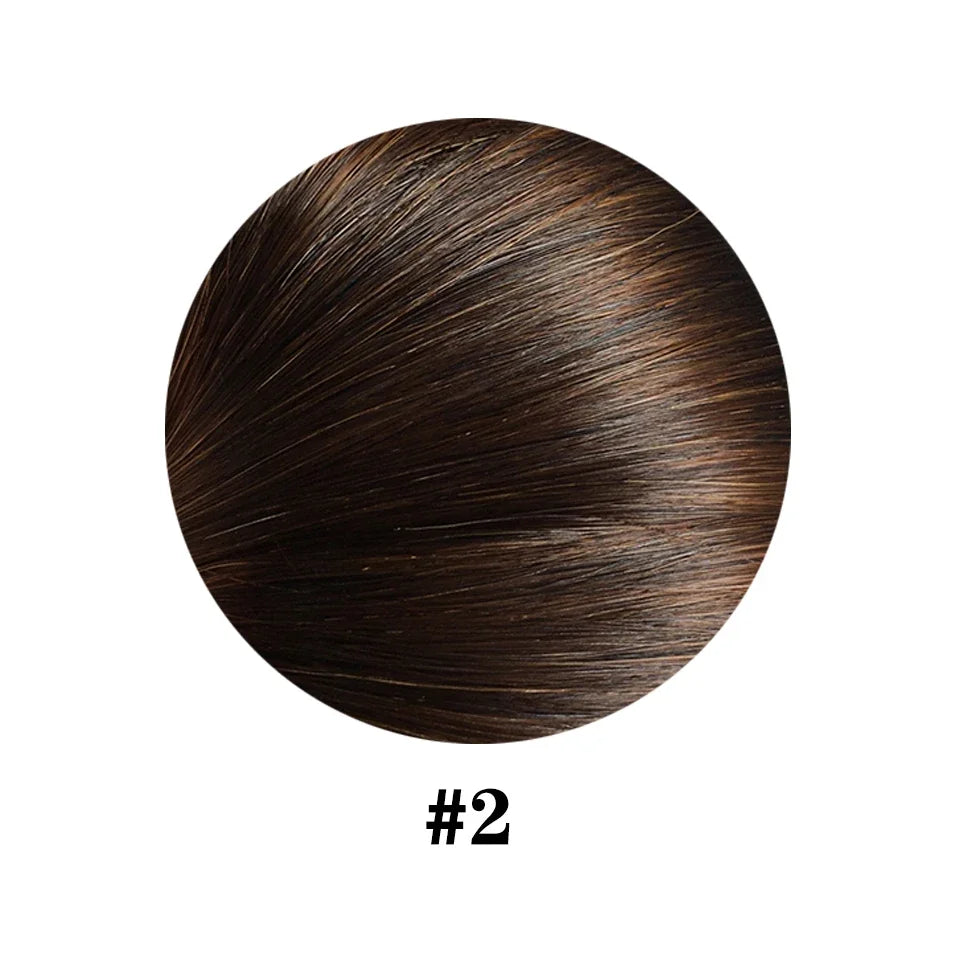 Straight Remy Human Hair Clip-In Extensions – Full Head Set, 8 Pieces