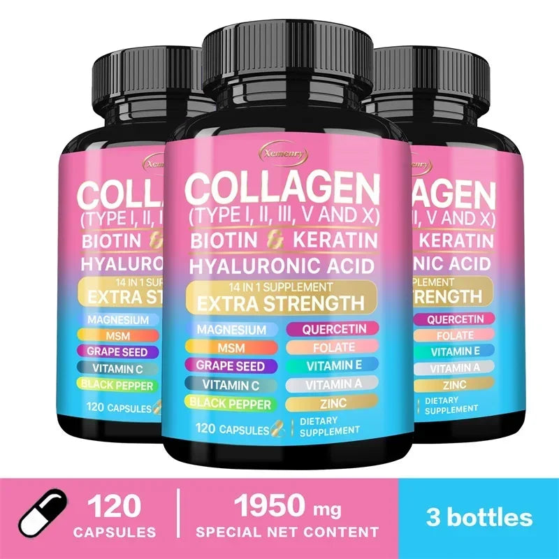 Collagen Supplement - Skin, Hair, Nails & Immune Support