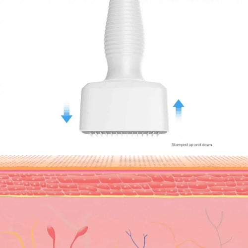 140A 0.25mm Derma Stamp Microneedling - Adjustable Titanium Needle Length - Beard Growth, Scalp Hair