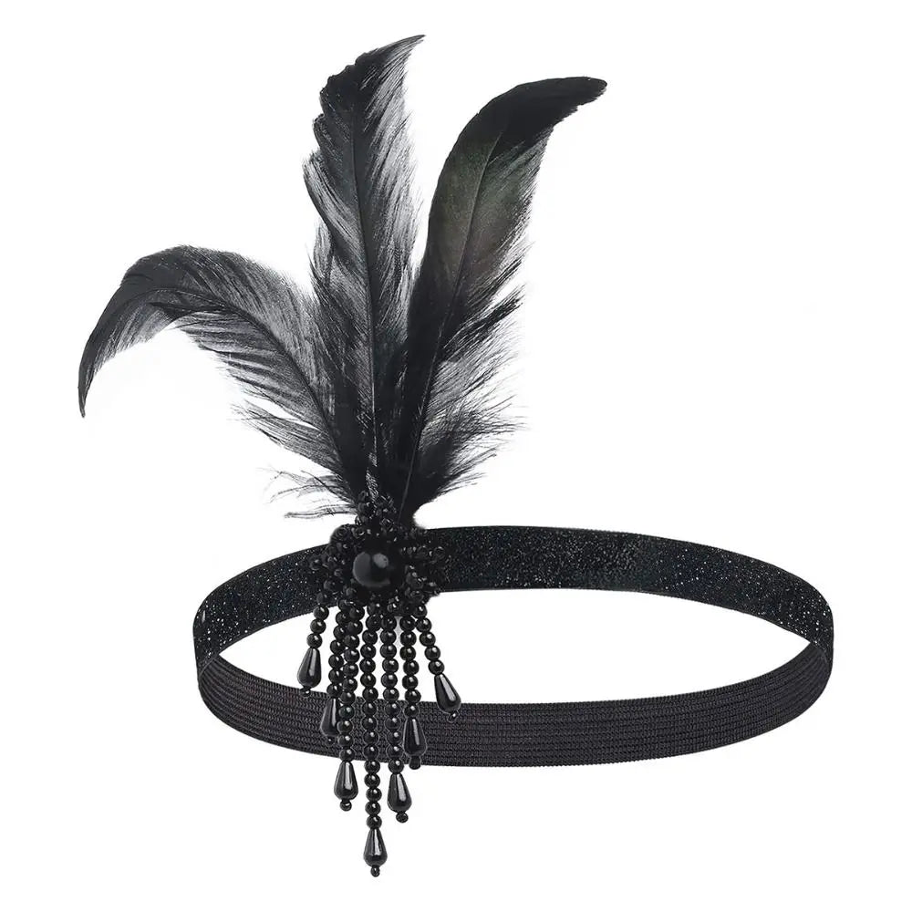 Black Diamond Masquerade Hair Band