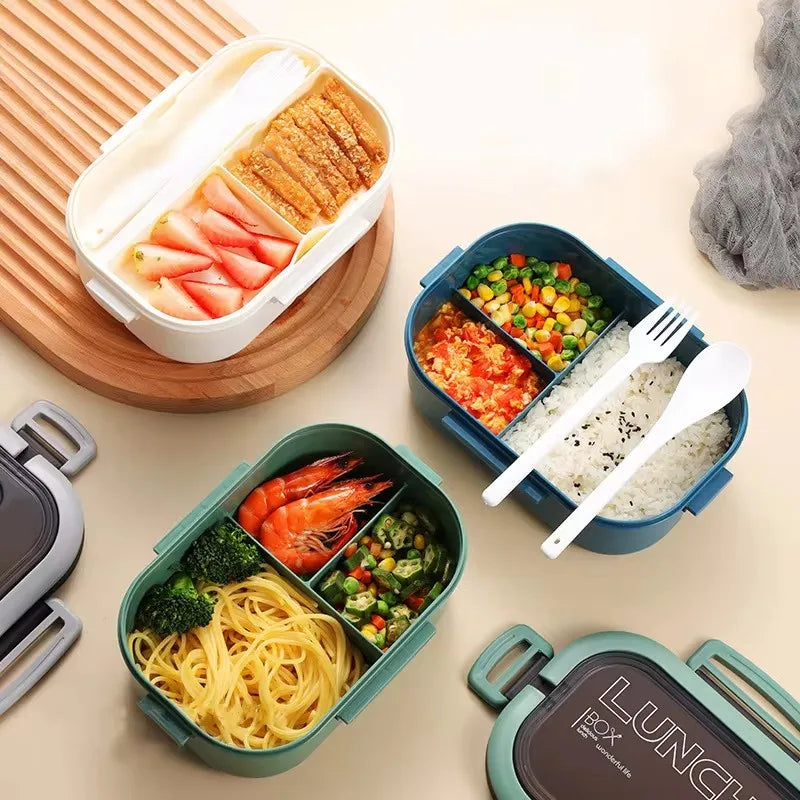 Lunch Box with Cutlery Set – Portable Meal Kit, Leakproof & BPA-Free