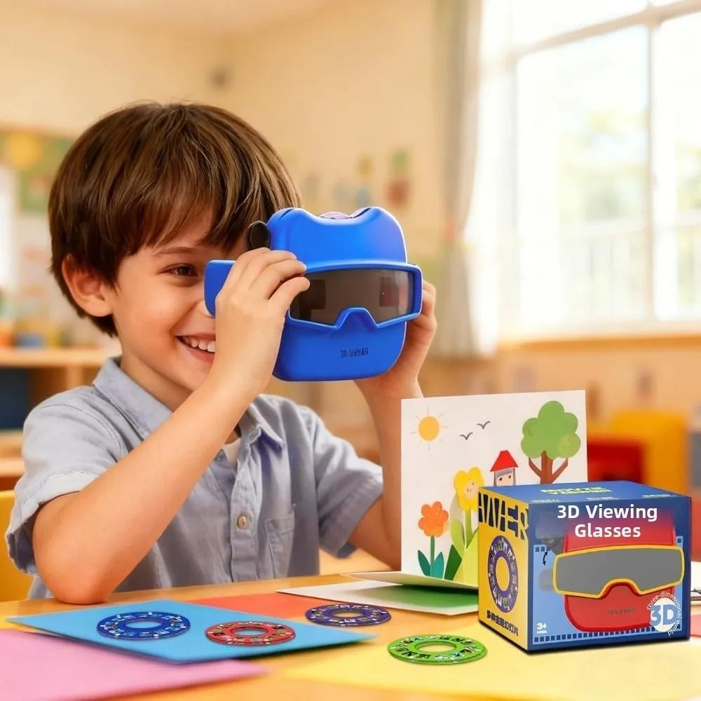 6-Reel 3D Stereoscopic Viewer – Educational Kids Toy