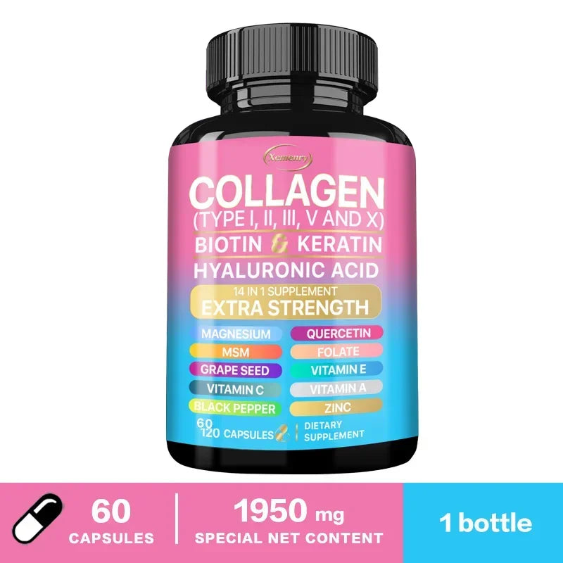 Collagen Supplement - Skin, Hair, Nails & Immune Support