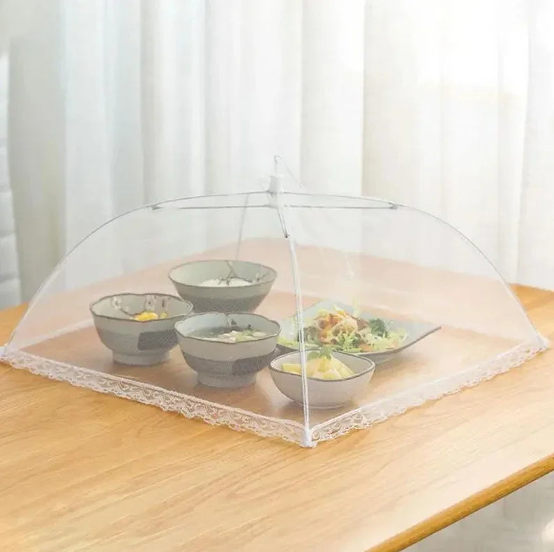 Foldable Food Mesh Cover – Reusable Pop-Up Tent