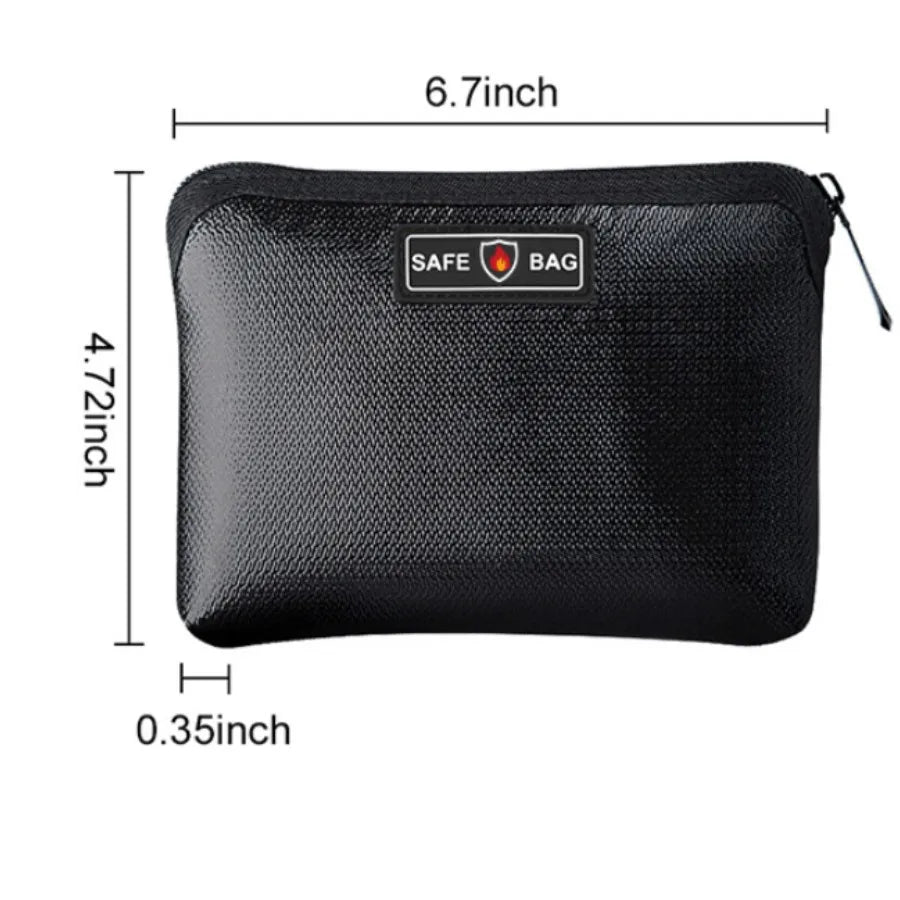 Fireproof Waterproof Document Bags - Liquid Silicone Material Heat Insulation