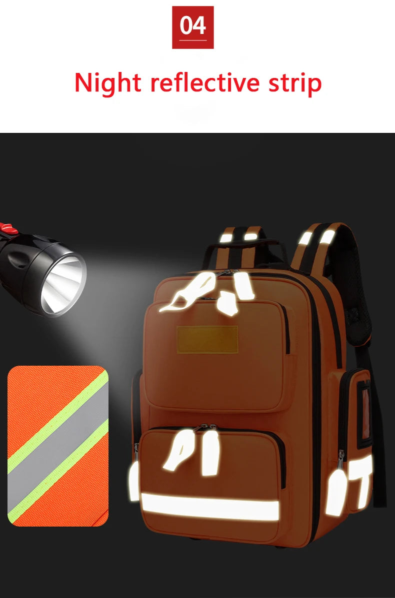 First Aid Backpack - Large Capacity Storage