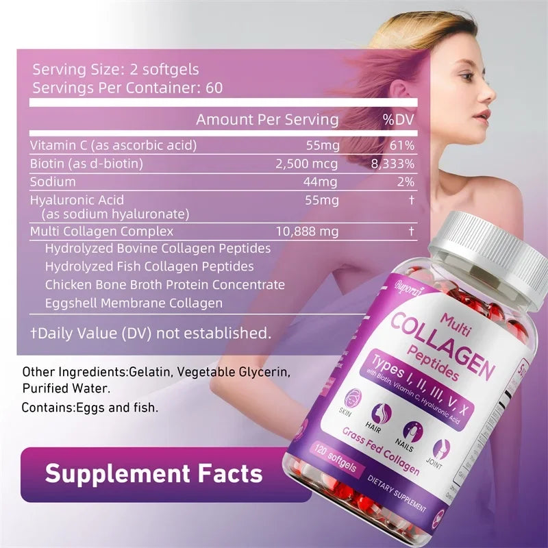 Collagen Peptides - Skin, Hair, Nails & Digestive Support
